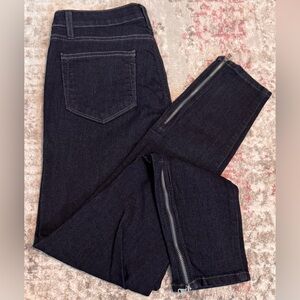 Paige jeans with zipper detail